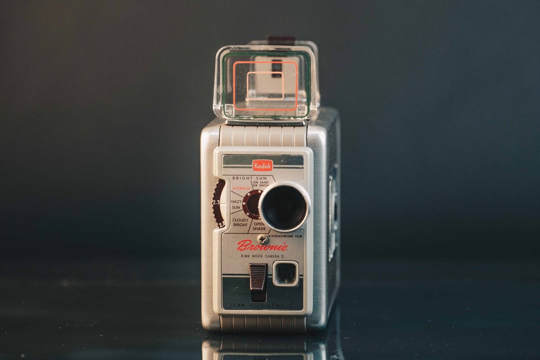 Kodak Brownie 8mm Movie Camera II 底片录像机 - 相机 - 其他金属 黑色