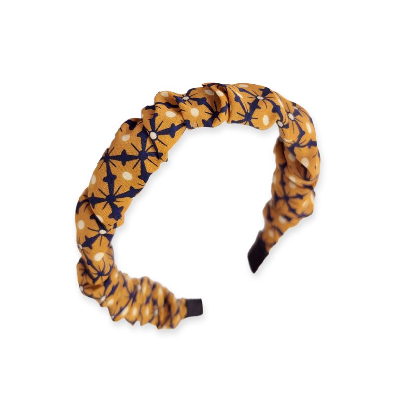 法式泡泡头箍 | 雪纺发箍 | 纯天然材质 | 蓬松柔软 - 发带/发箍 - 棉．麻 