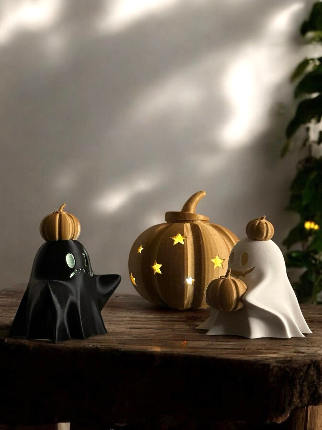 Boo&Pum 3D打印幽灵与南瓜造型摆件 - 摆饰 - 环保材料 多色