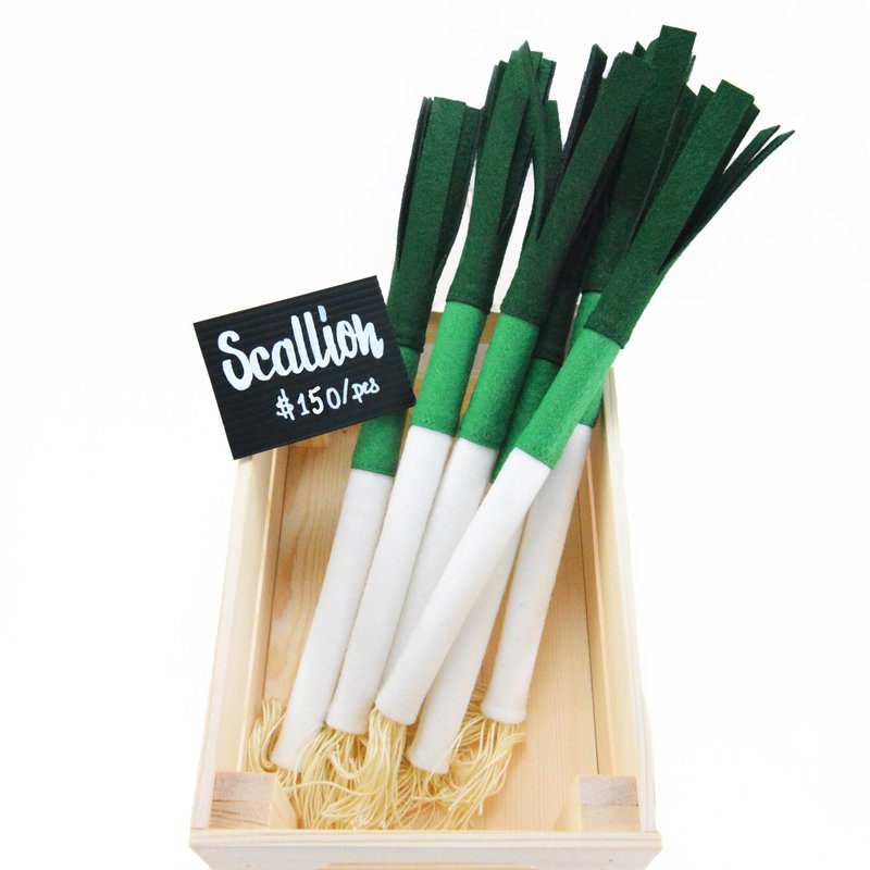 不织布玩具-葱 - 玩具/玩偶 - 聚酯纤维 绿色