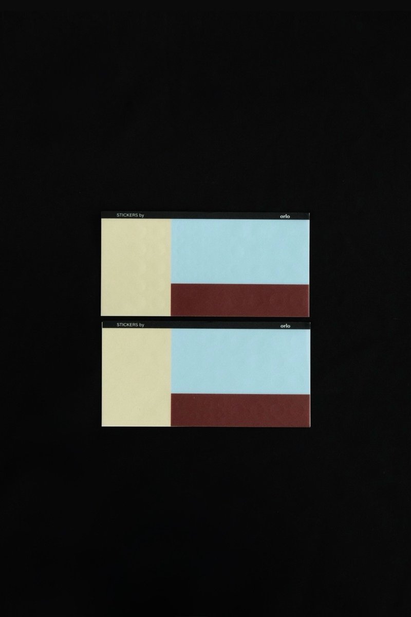 washi sticker showa・和纸贴纸 2入 - 贴纸 - 纸 多色