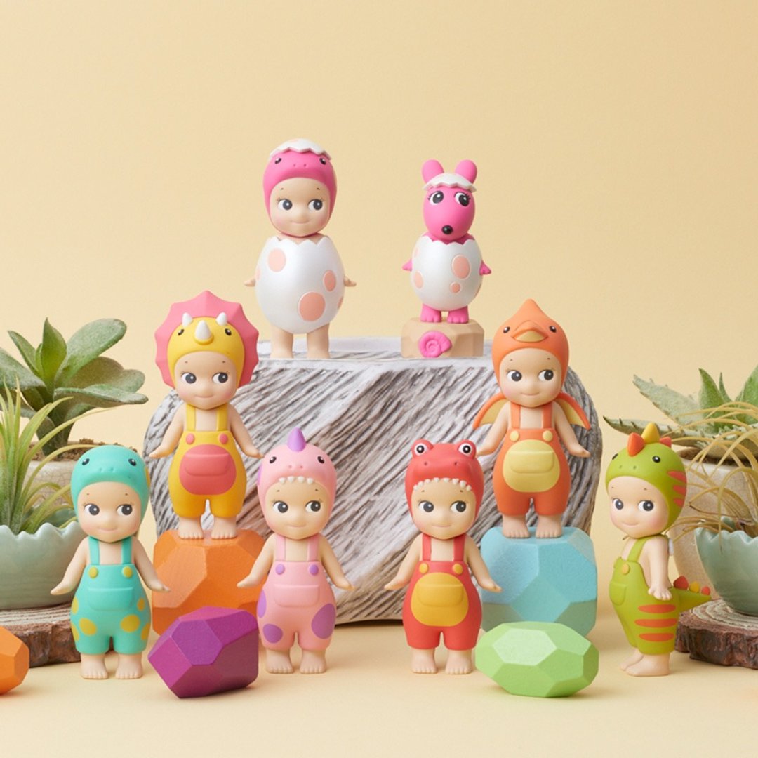 Sonny Angel MiniFigure 淘气恐龙 限定版公仔 (盒装6入) - 玩偶/公仔 - 其他材质 