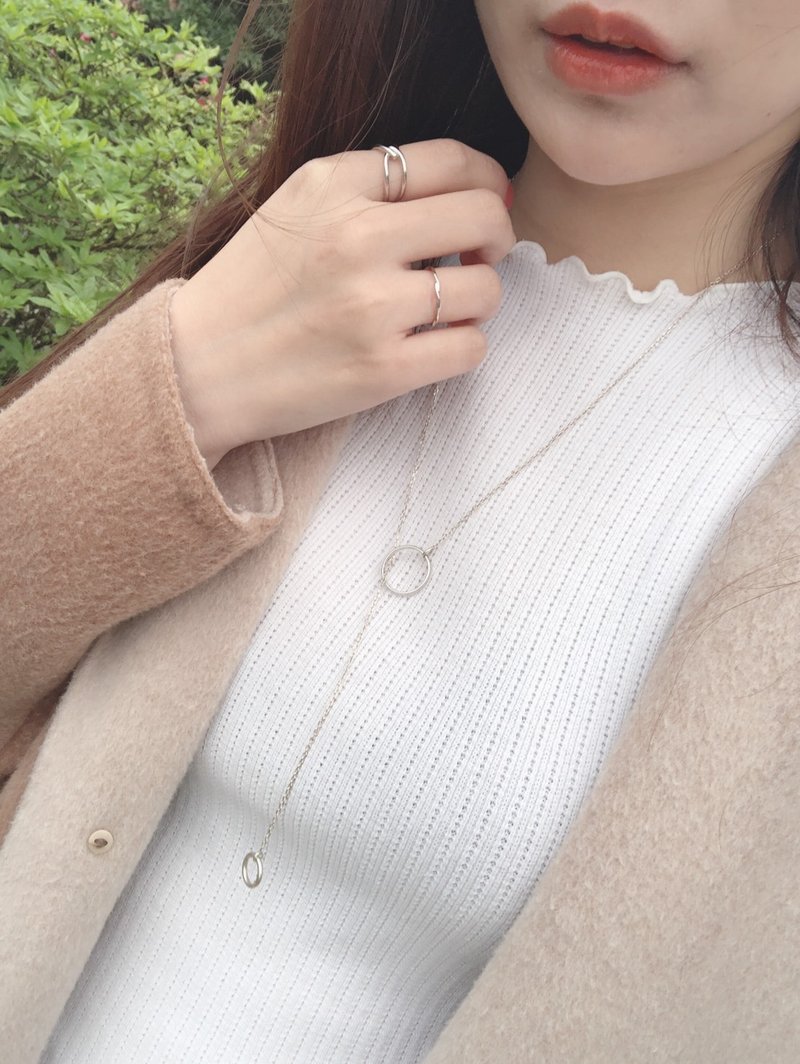 乐章-纯银项链 - 项链 - 其他金属 银色