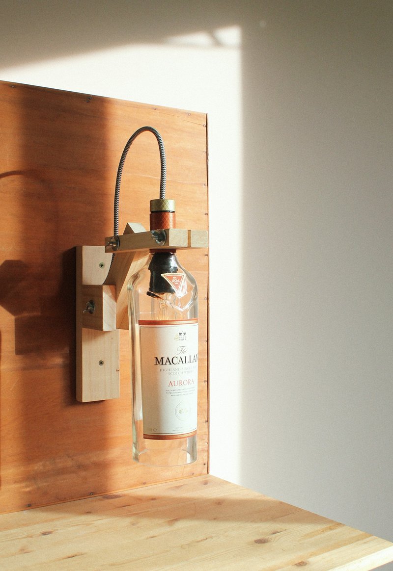 订制款 酒瓶壁灯 气氛灯 手工灯 商业空间 居家氛围 - 灯具/灯饰 - 其他材质 