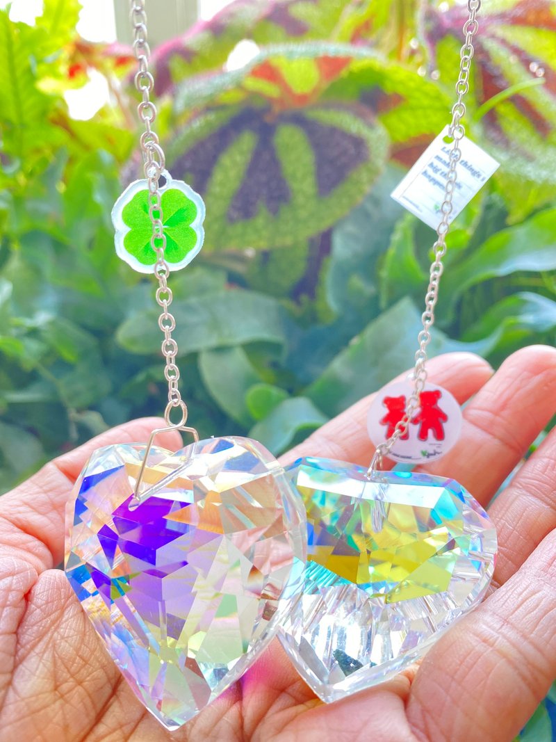 太阳捕手彩虹捕手水晶挂饰 - 摆饰 - 水晶 透明