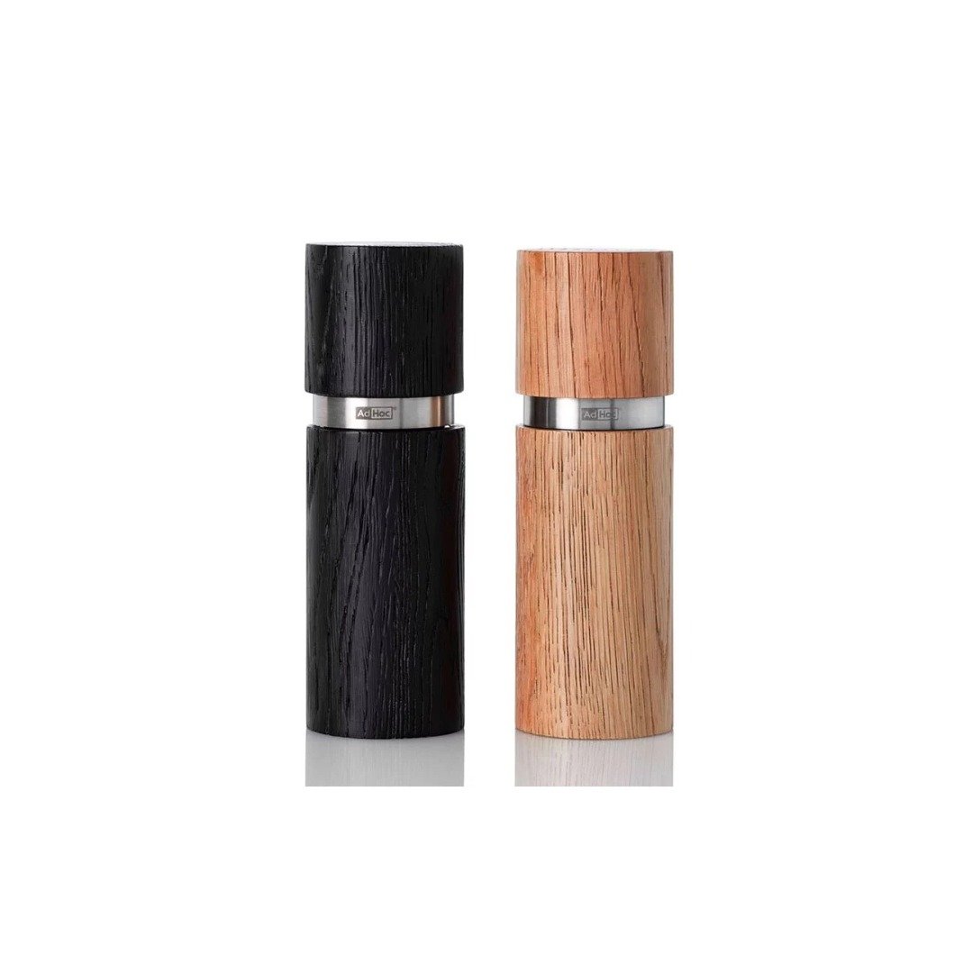【303select】德国 AdHoc  橡木陶瓷刀研磨罐组 2 入 - 调味罐/酱料瓶 - 木头 