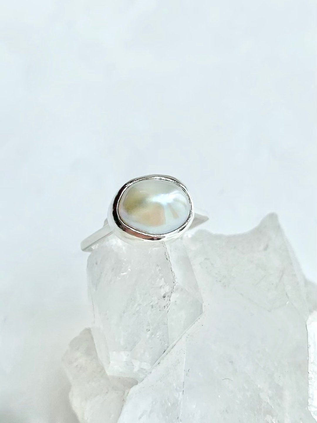 Pearl Ring No. 12.5 - 戒指 - 珍珠 白色