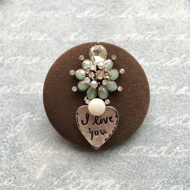 复古系列胸针帽针 | 爱的光芒 | 交换礼物 - 胸针 - 其他金属 银色