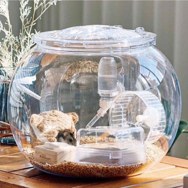 【日本Mini Animan】豪华套房 ! 高透全景仓鼠罐 ( 附赠厕所 ) - 其他 - 其他材质 透明