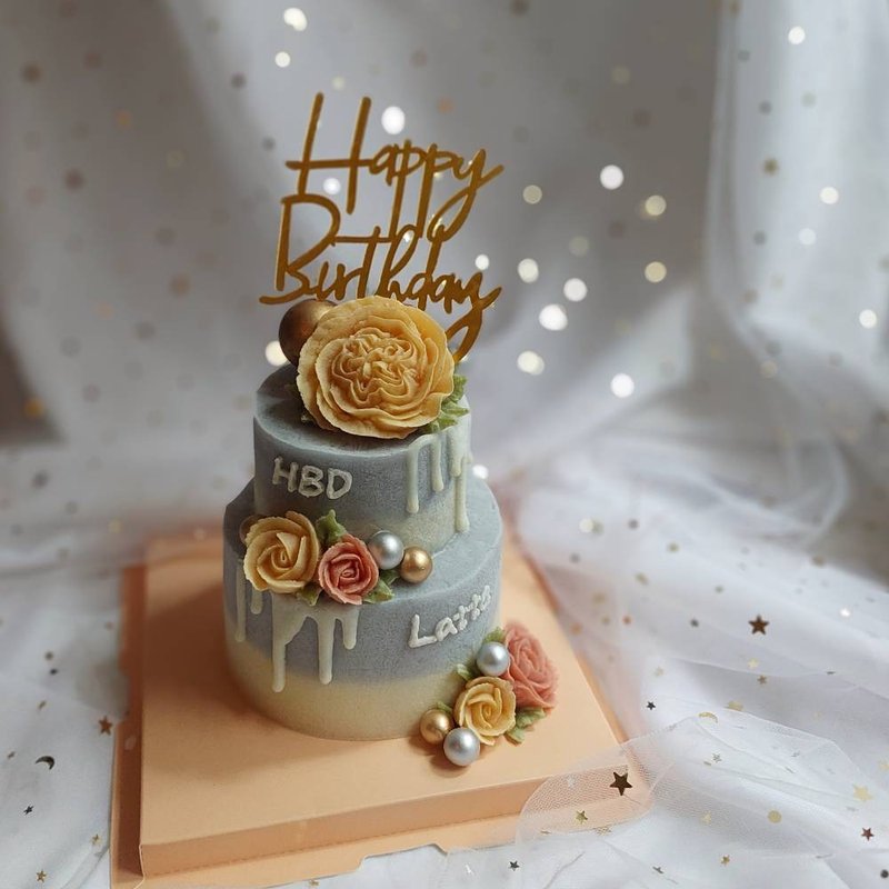 宠物蛋糕 生日蛋糕 双层蛋糕 可自取 - 猫罐头/鲜食 - 其他材质 