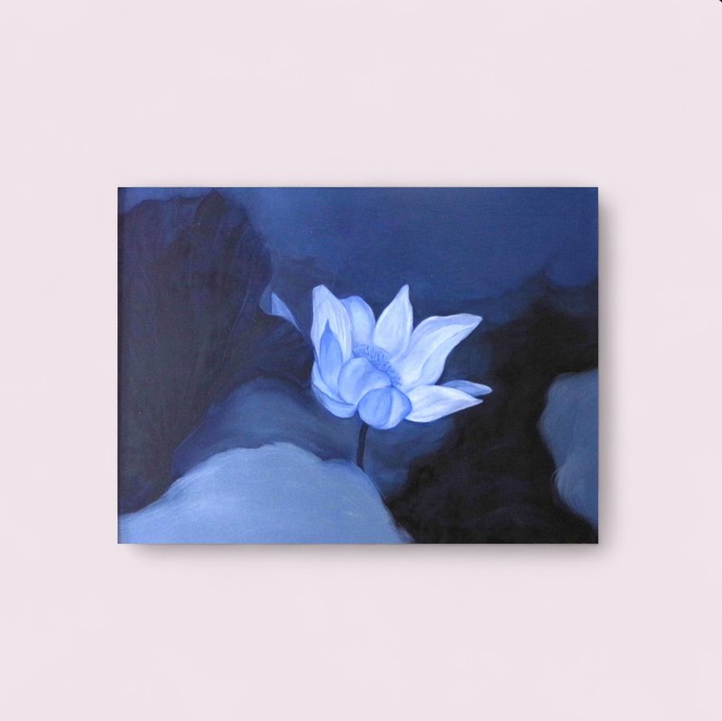 浓雾中的一朵温润莲花 - 海报/装饰画/版画 - 纸 