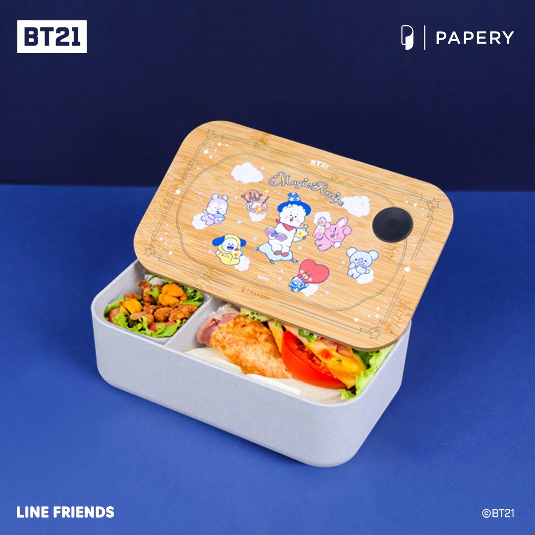 环保便当盒-BT21 MAGIC RECIPE EDITION - 便当盒/饭盒 - 环保材料 
