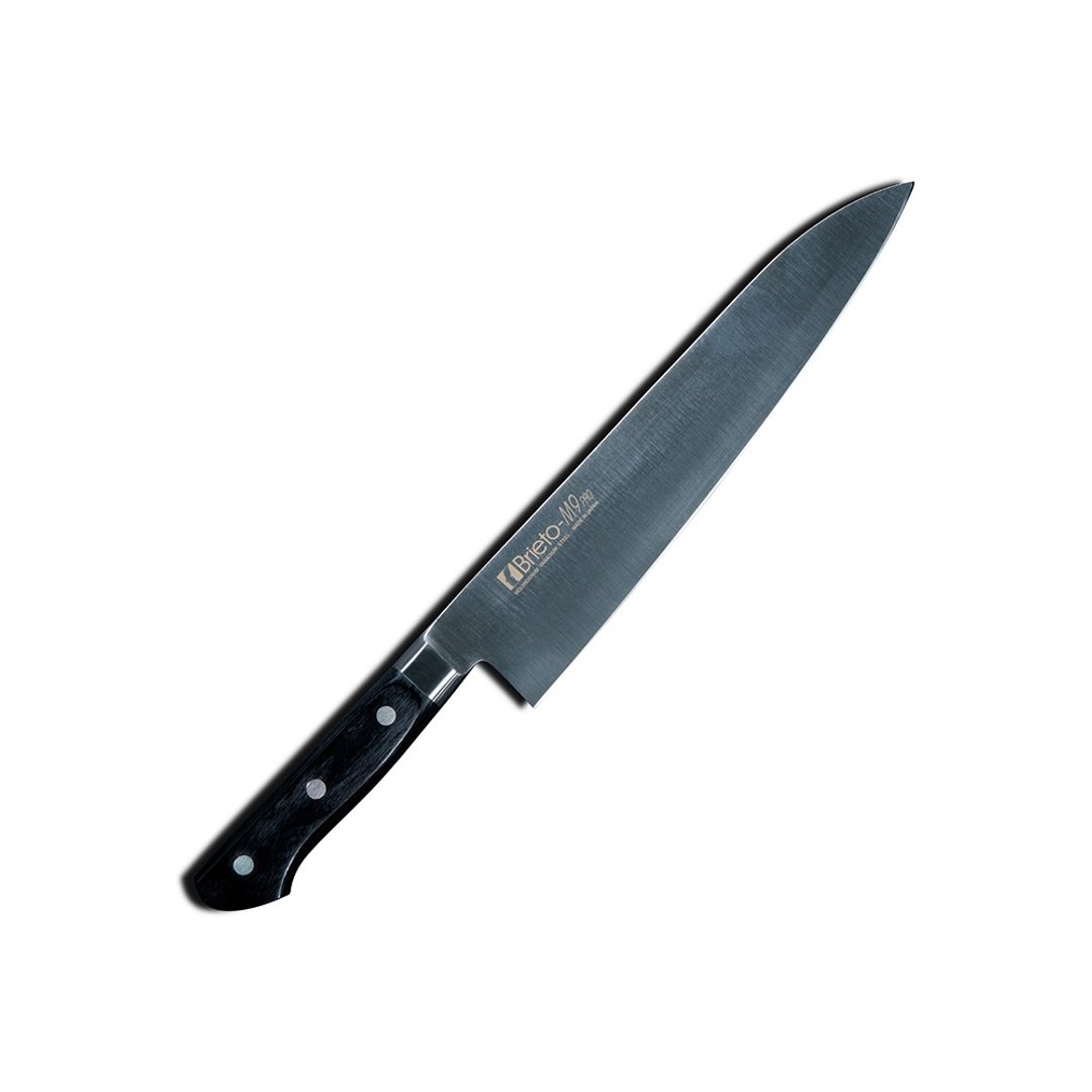 日本Brieto - M9-PRO 系列 低温处理Mo-V钢木柄厨师刀 240mm - 菜刀/刀架 - 其他金属 