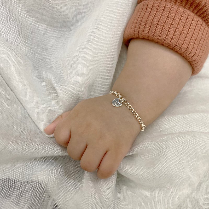 因为有你-纯银手链/宝宝 - 手链/手环 - 纯银 银色