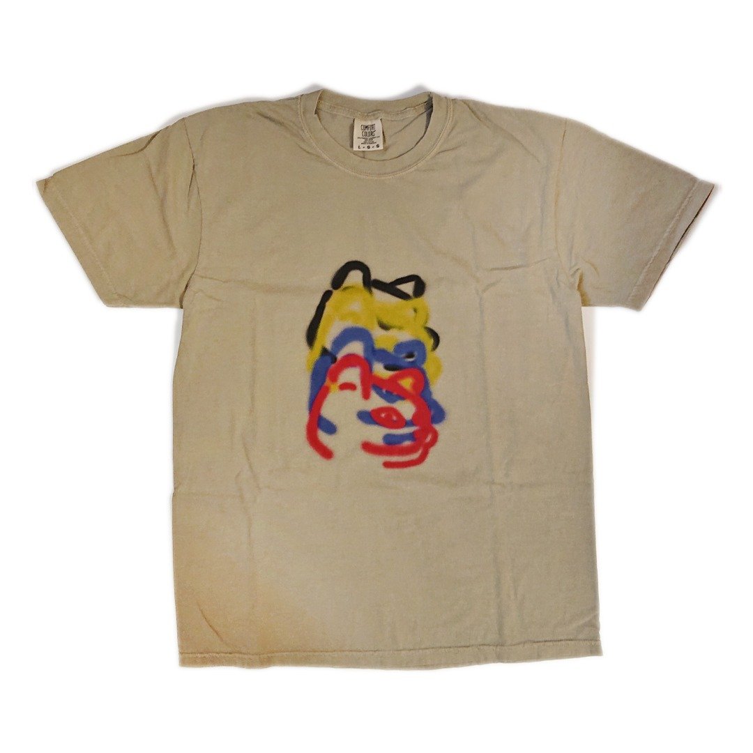 弟弟喷漆风 T - shirt - 女装 T 恤 - 棉 多色