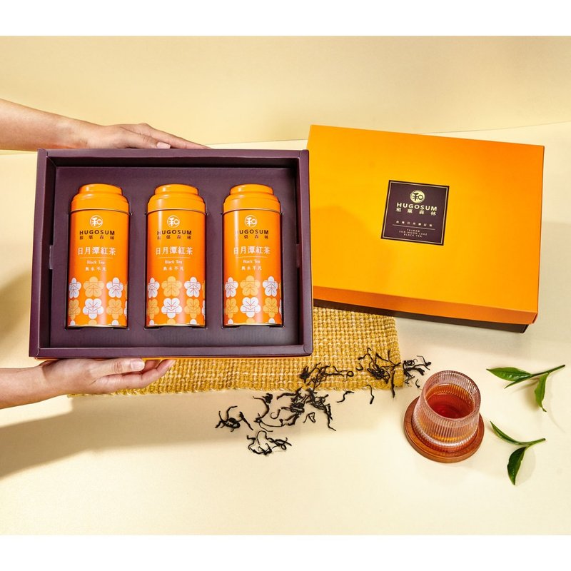 【好茶礼盒】日月潭红茶大三红礼盒-祖/玉/石(75G*2/50G*1) - 茶 - 纸 多色