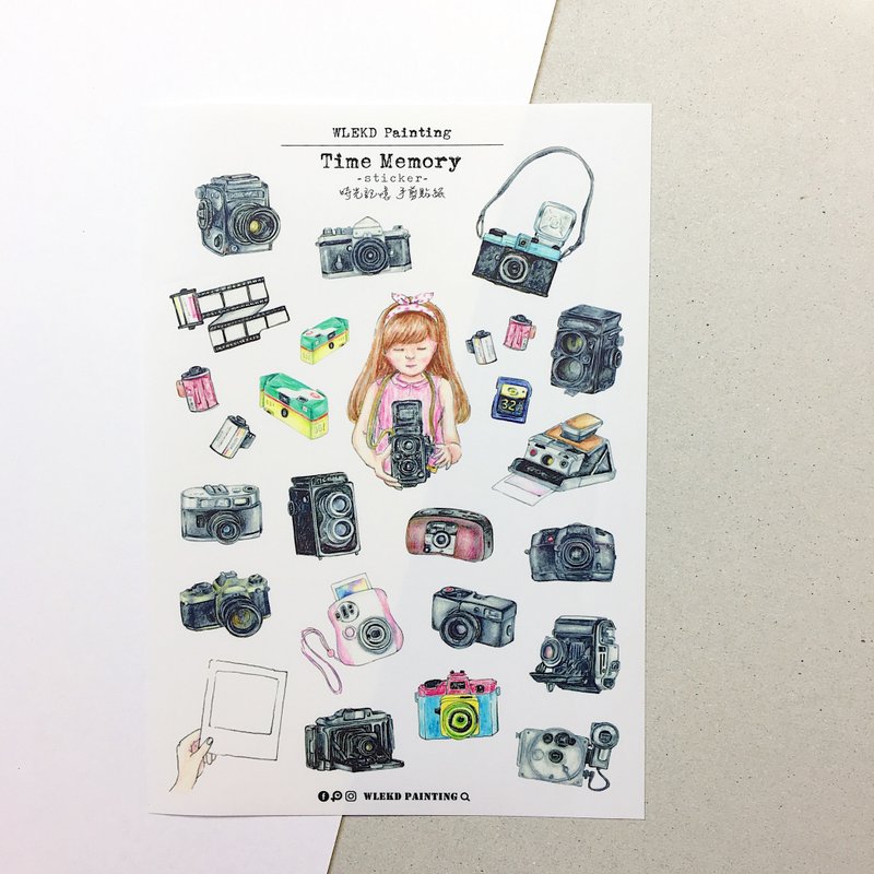 WLEKD 时光记忆DIY手剪贴纸 - 贴纸 - 纸 