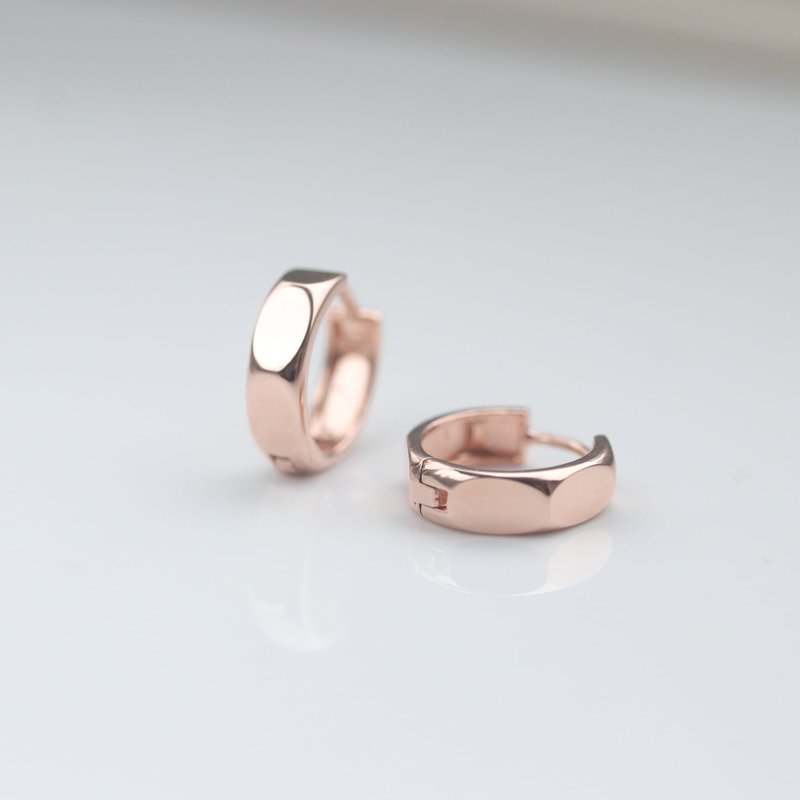 14K Nut Lock Earring 金螺帽耳扣耳环 - 耳环/耳夹 - 贵金属 金色