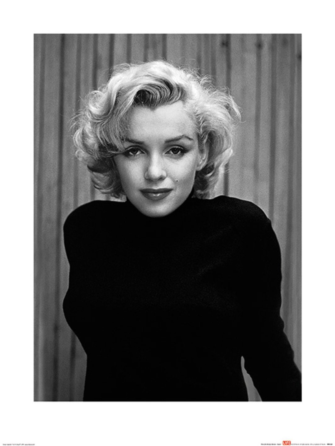 【Life生活杂志】玛丽莲梦露 Marilyn Monroe 黑毛衣 摄影作品 - 海报/装饰画/版画 - 纸 黑色