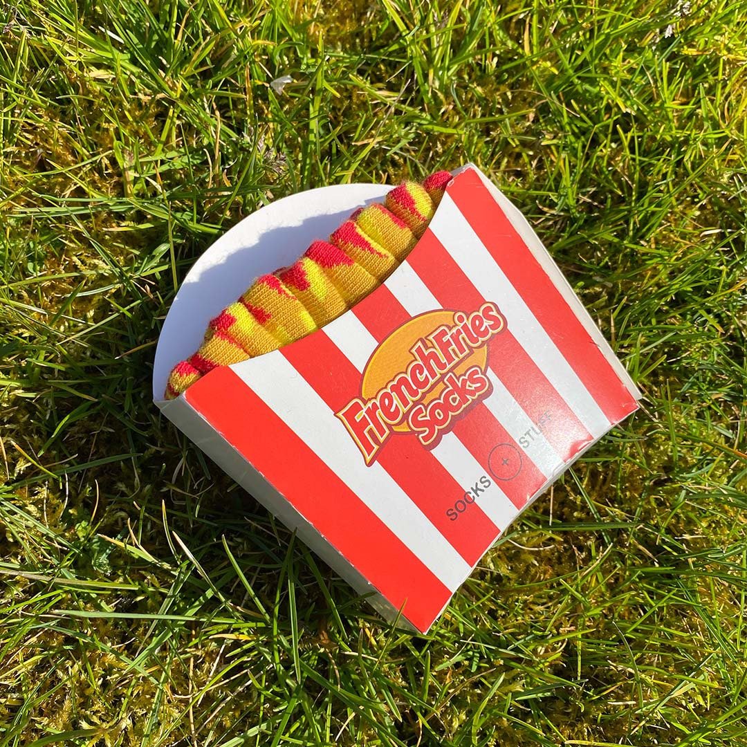 【换季特惠】 socksandstuff 薯条袜 | 附薯条盒 | 中长袜 - 袜子 - 棉．麻 多色