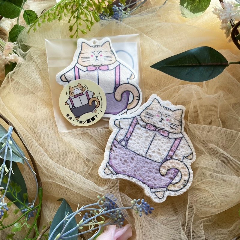 胖虎 我又膨胀了/木浆环保清洁海绵/快干防菌/洗手洗澡/洗碗/蔬果 - 碗盘清洁 - 环保材料 