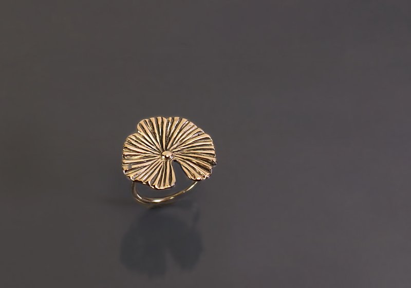 小品系列-夏日美美925银戒 - 戒指 - 纯银 黄色