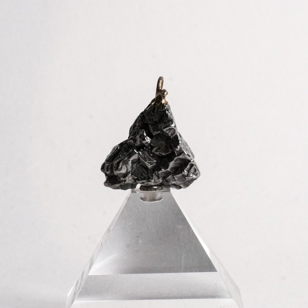 阿根廷Campo镍铁陨石挂坠15.2g(不含链)#64 - 项链 - 石头 黑色