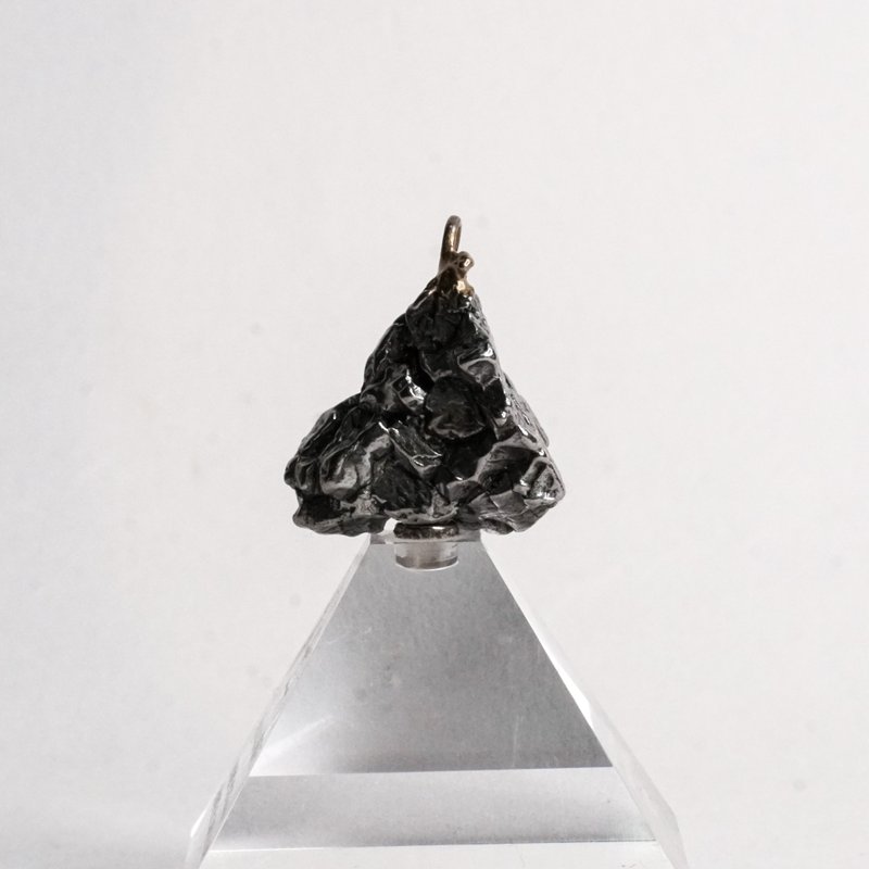 阿根廷Campo镍铁陨石挂坠15.2g(不含链)#64 - 项链 - 石头 黑色
