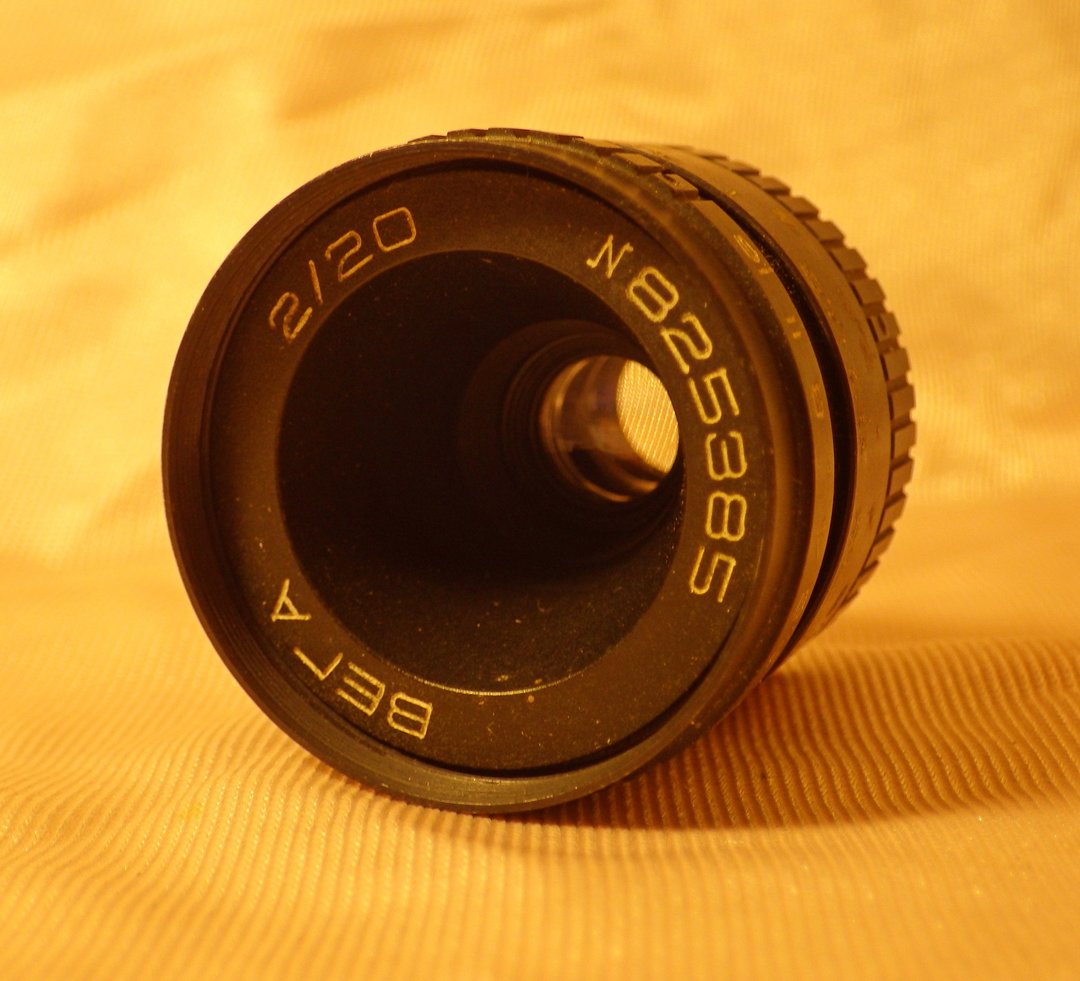 Vega-7 2/20mm 苏联镜头 M25 C-Mount BMPCC 16mm 电影基辅相机 - 相机 - 玻璃 黑色