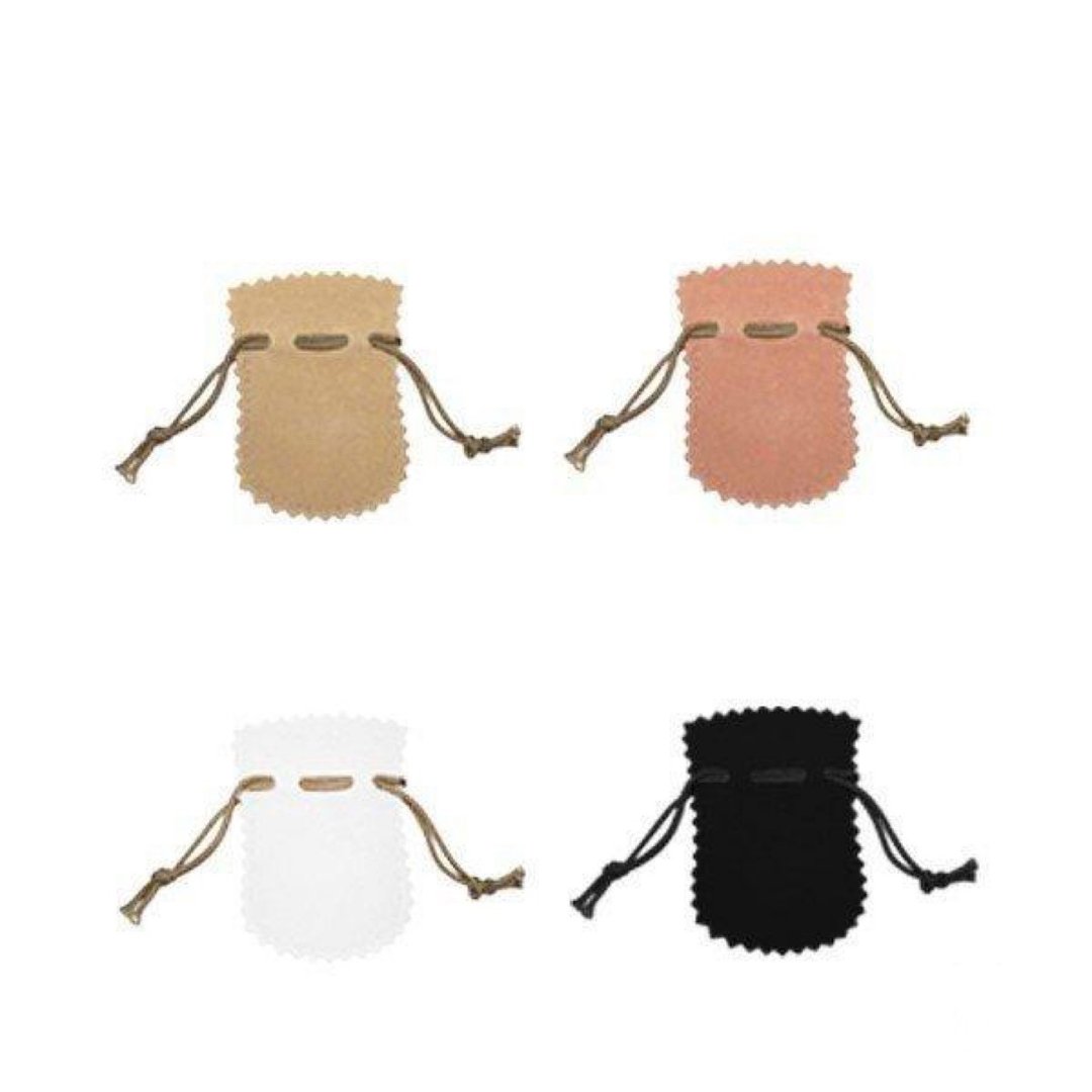 Domestic pouch drawstring SS size 10 pieces OEM possible 4color - 收纳用品 - 棉 白色