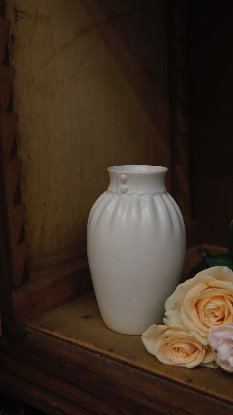 • La Mache • 花器 - 花瓶/陶器 - 陶 白色