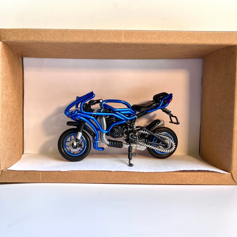 情铝工作室 | 定制铝线摩托车 | - 钥匙圈&桌上摆饰 - 摆饰 - 铝合金 多色