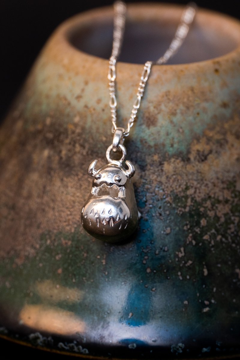 小怪兽 /// 925纯银 - 项链 - 纯银 