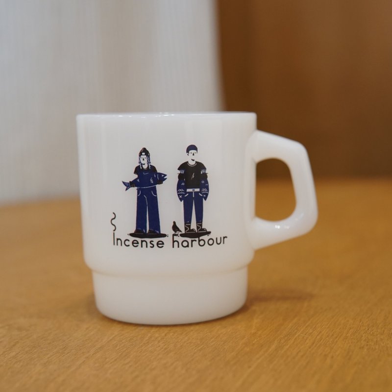 Incense Harbour 复古马克杯 - 茶具/茶杯 - 玻璃 白色