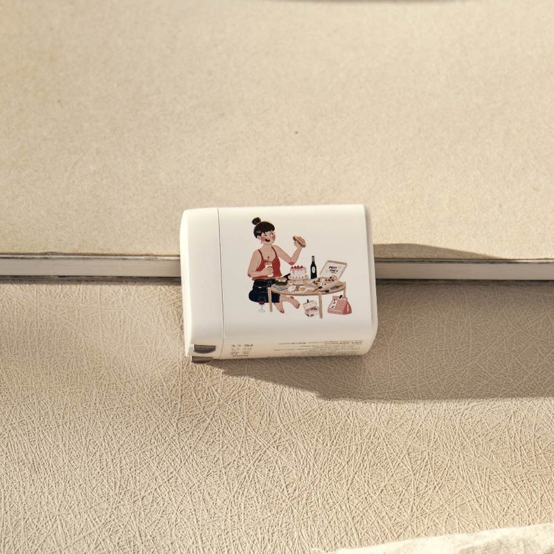 33 original垂涎美食GaN 40W Type-C双孔充电头 - 手机配件 - 塑料 透明