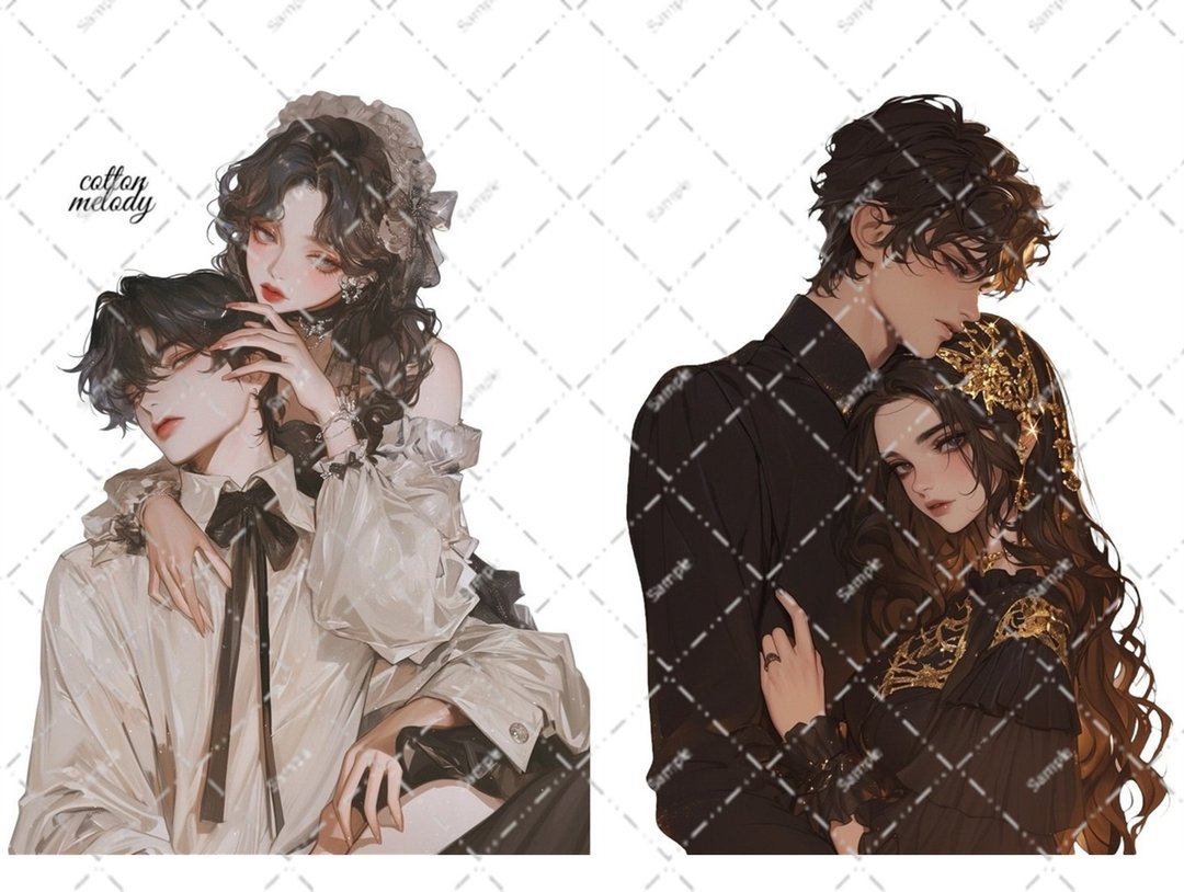 original sticker no.5642 人物贴纸 原创贴纸 人物贴纸 女孩贴纸 原创人物贴纸 - 贴纸 - 纸 