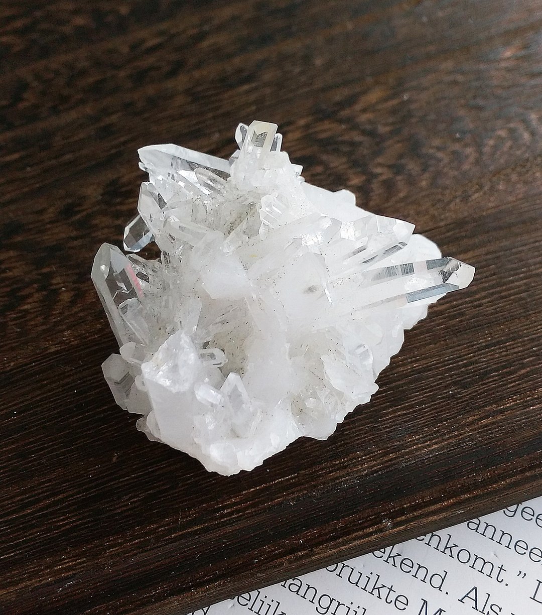 Crystal 四川产地 不规则晶簇 白水晶晶簇 天然矿石 原矿 - 摆饰 - 其他材质 