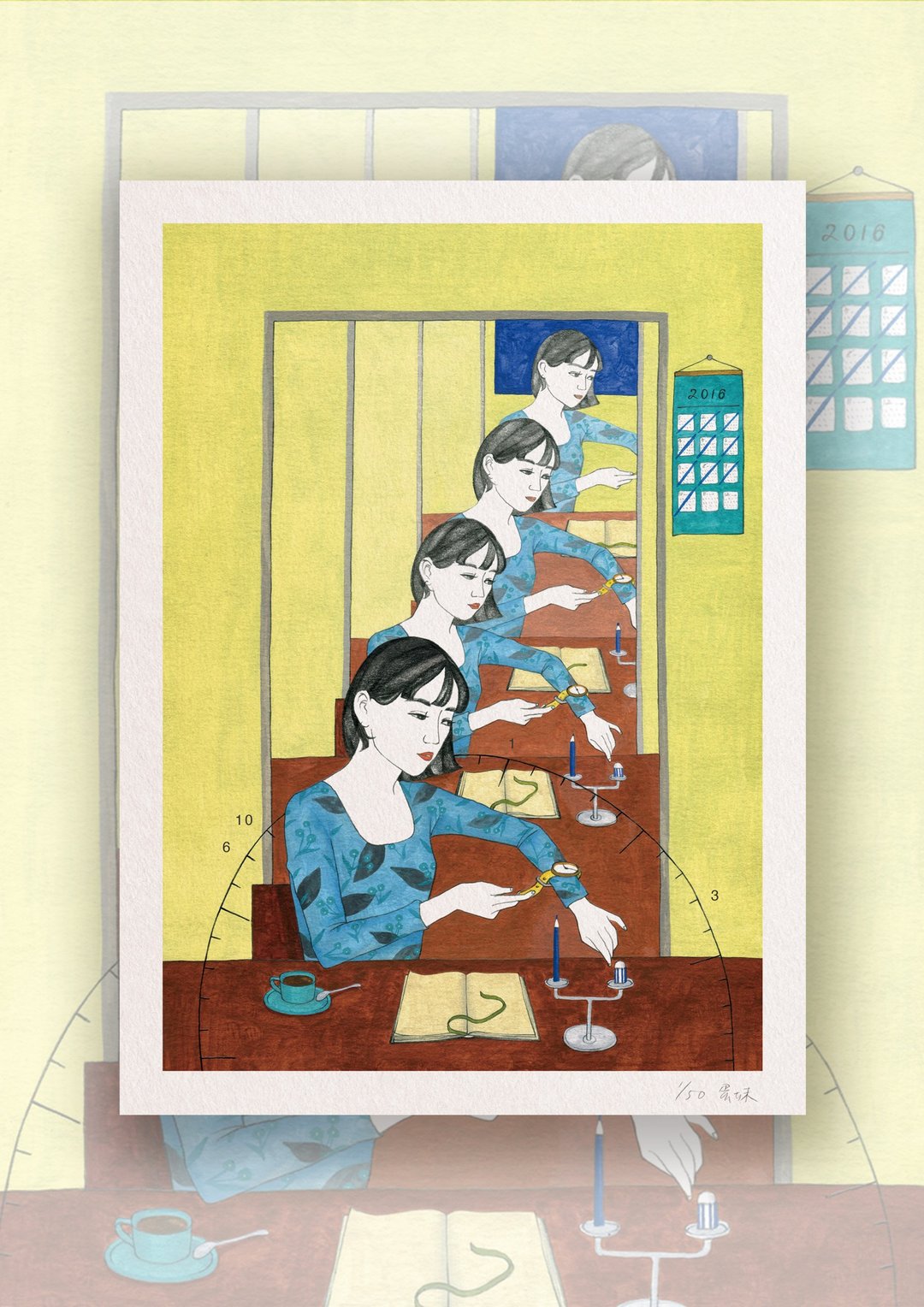 艺术微喷复制图 | 生活短篇集【生活小仪式】 - 海报/装饰画/版画 - 纸 黄色