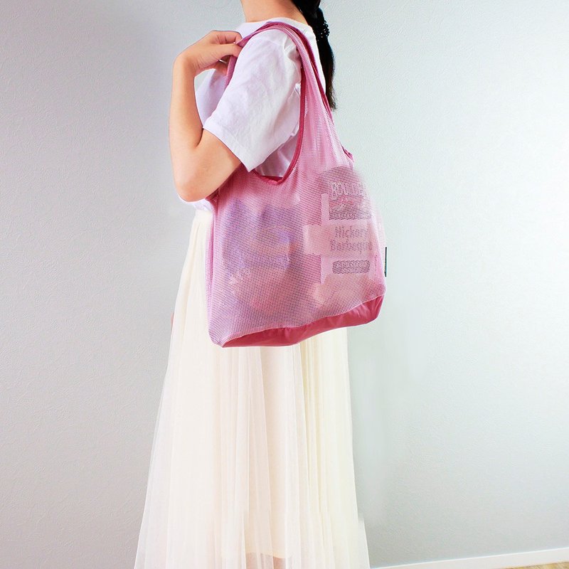 环保袋 Kateva Mesh Reusable Bag - 手提包/手提袋 - 其他人造纤维 粉红色