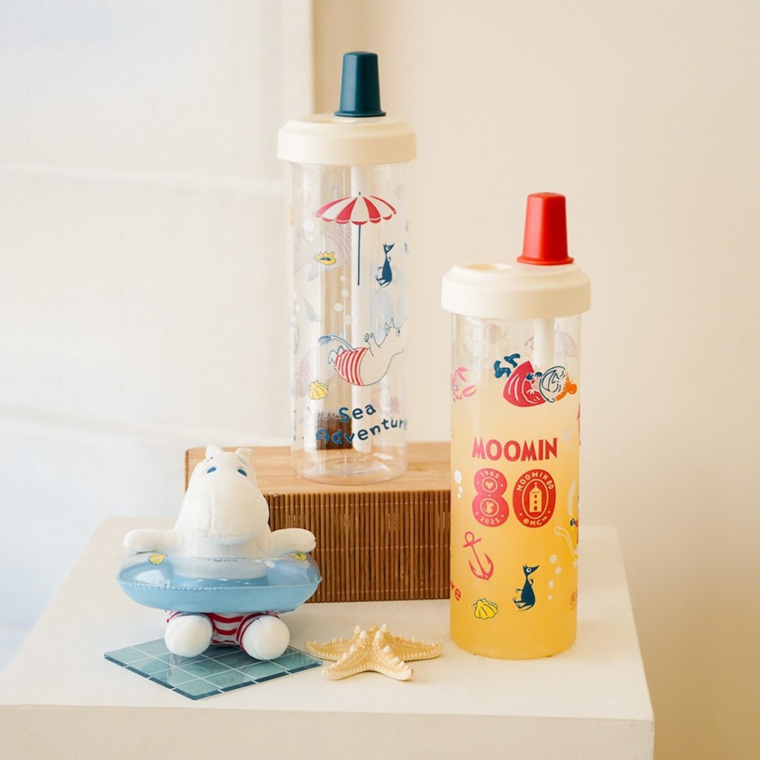【iam 我适文创】MOOMIN 姆明 小美 环保吸管杯 850ml - 水瓶/水壶 - 其他材质 