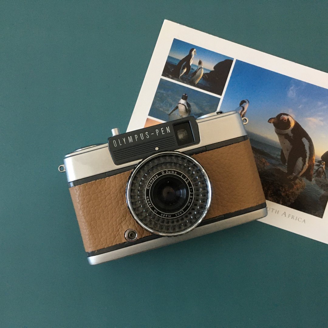 Olympus PEN EE-2 半格相机 卡布奇诺意大利皮革 附 3 个月保固 - 相机 - 其他金属 卡其色