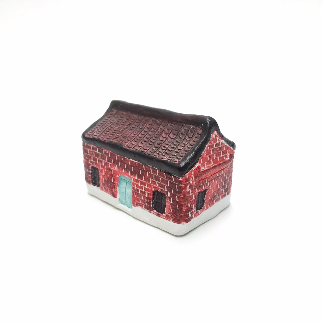 手绘红瓦厝水泥小屋 - 摆饰 - 水泥 