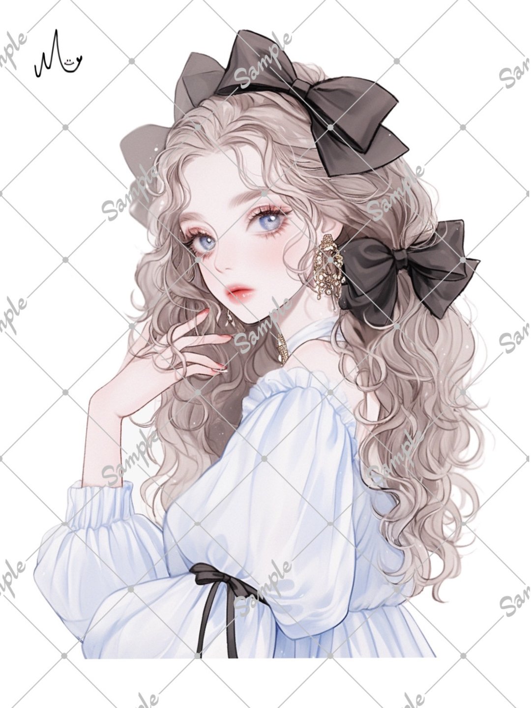 原创人物插画贴纸 - 贴纸 - 纸 