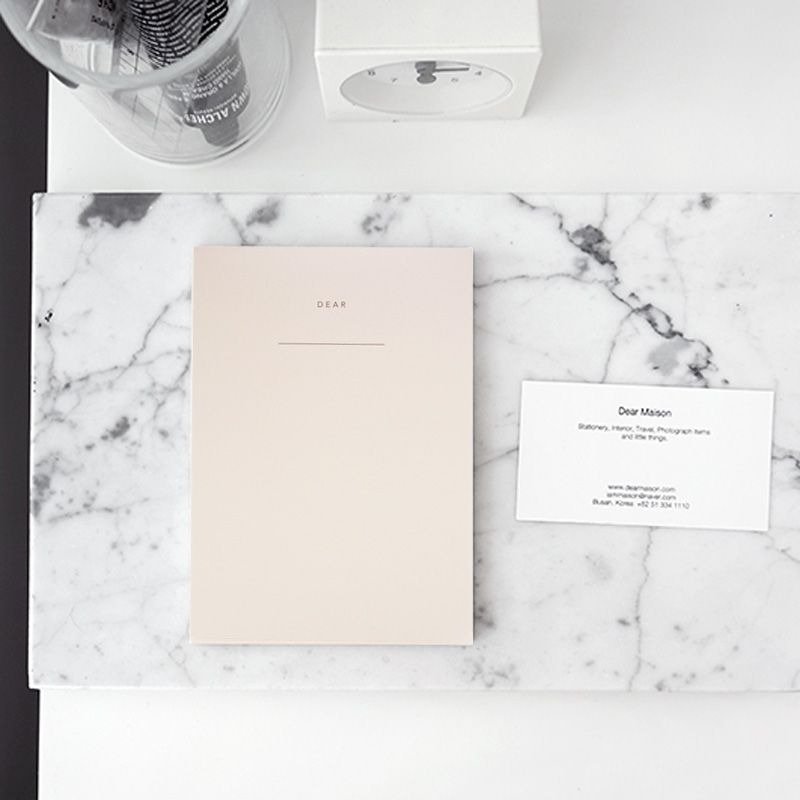 敲敲-Dear Maison 极简便条纸本-书信,DMS50554 - 便条纸/标签贴 - 纸 粉红色