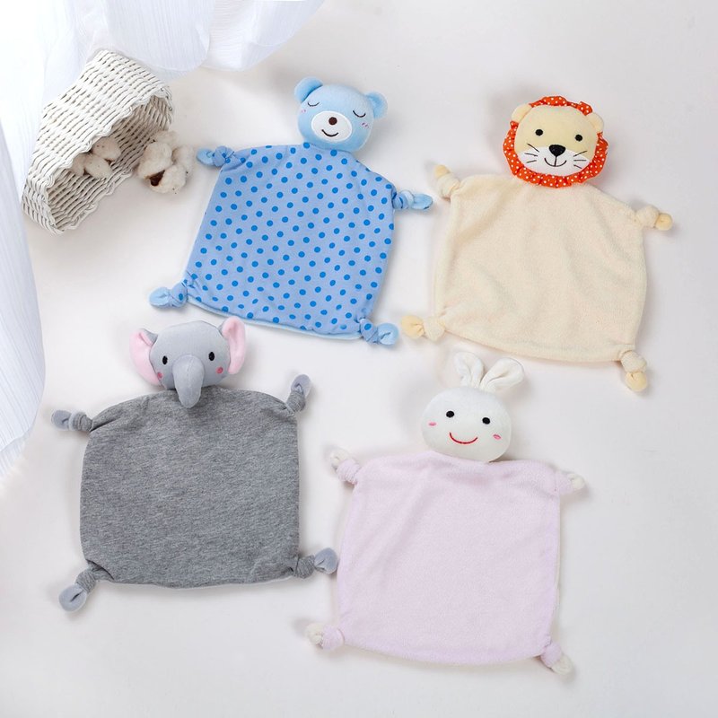 好眠动物安抚巾-MIT宝宝安抚巾l口水巾l婴儿新生儿抓握安全感睡觉 - 玩具/玩偶 - 棉．麻 多色