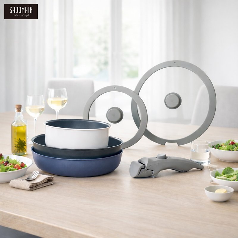 SADOMAIN 仙德曼 - 星空彩轻量不沾套锅组 - 厨房用具 - 其他材质 多色
