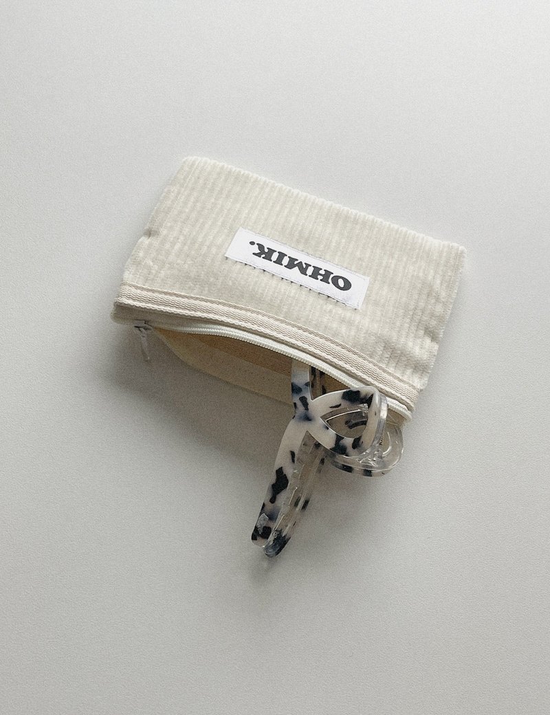 小包 001 香草白 (灯芯绒) - 其他 - 棉．麻 白色