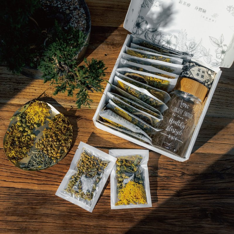 清热安睡 1+1 石斛茶疗套装 - 健康/养生 - 纸 白色