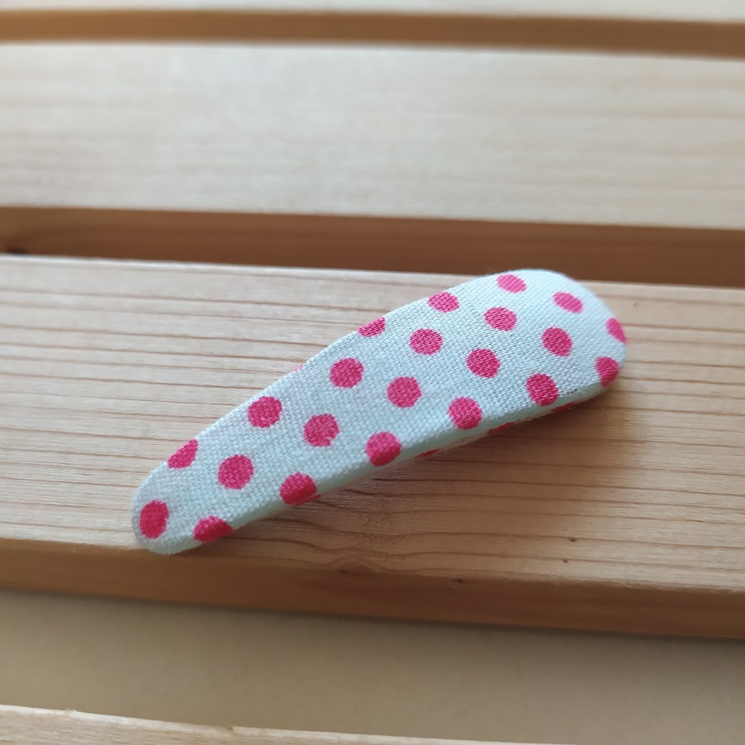 宝宝发夹 布制发夹 手工发夹  水滴夹 浏海夹 水滴夹 发夹 - 婴儿饰品 - 棉．麻 绿色