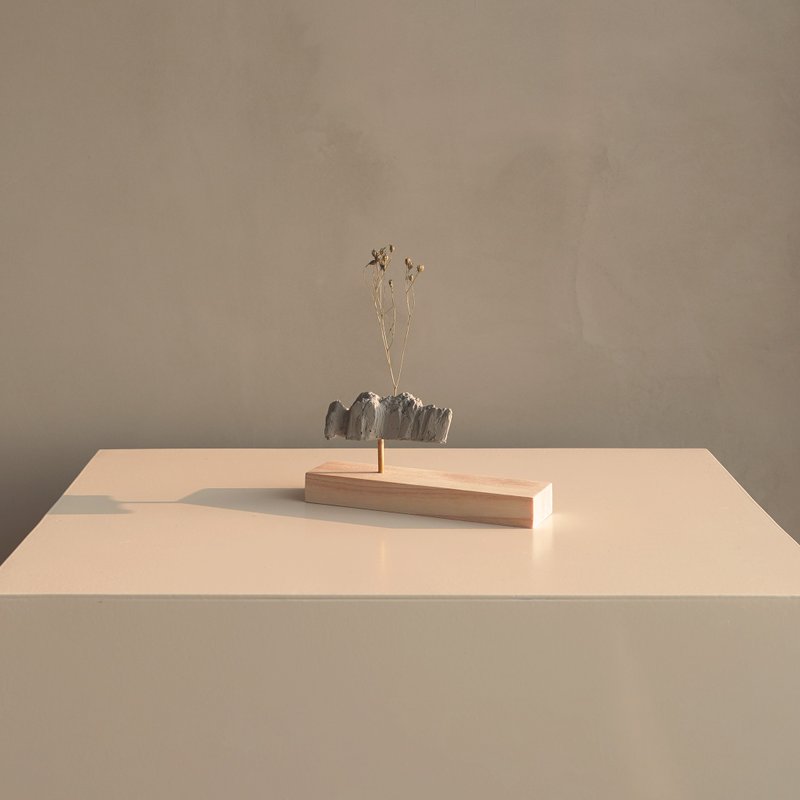 小山 | 桧木扩香石 - 香薰/精油/线香 - 水泥 